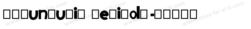 FZJunKuTiS DemiBold字体转换